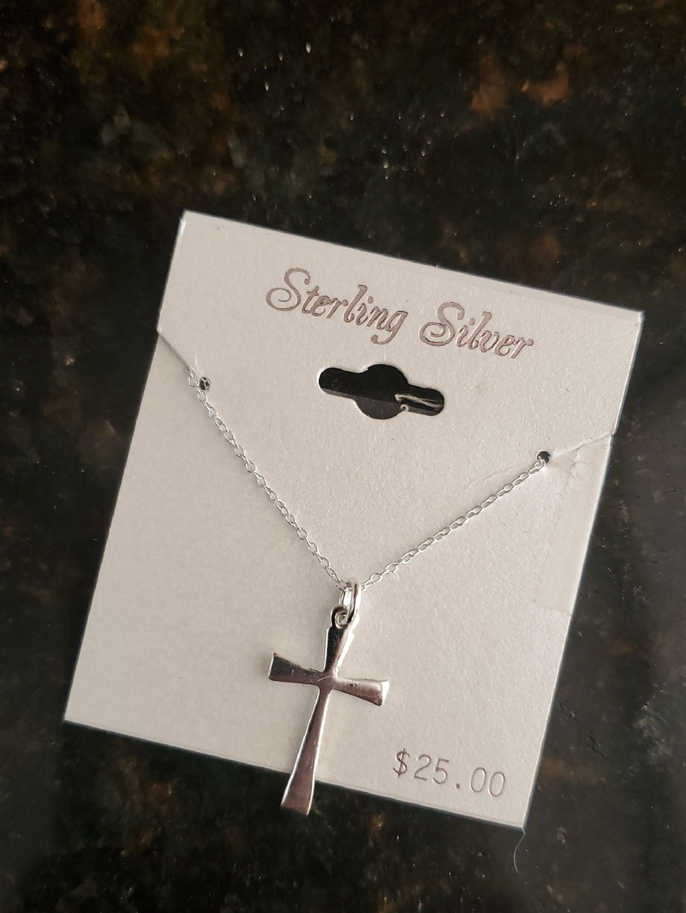Sterling Silver Cross Necklace